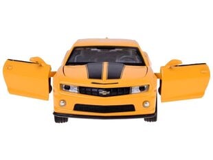 Автомобиль Die Cast Металлический Chevrolet Camaro SS, желтый цена и информация | Игрушки для мальчиков | kaup24.ee