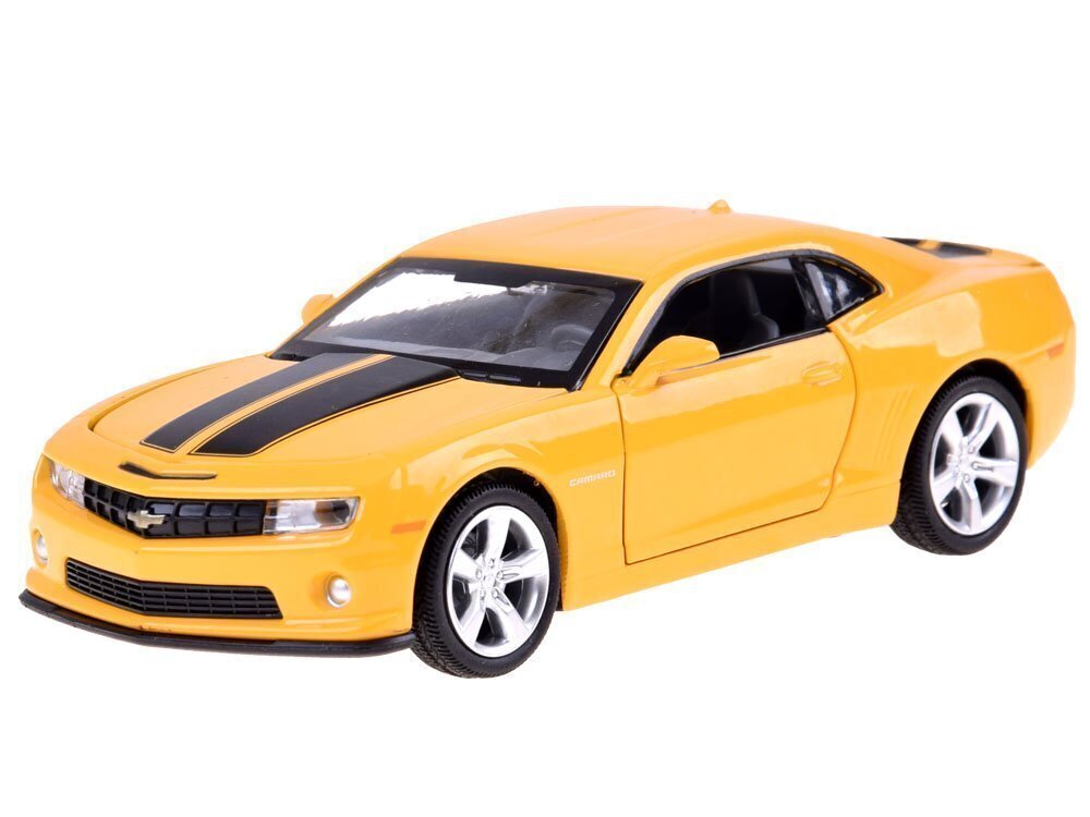 Auto Die Valatud Metal Chevrolet Camaro SS, kollane hind ja info | Poiste mänguasjad | kaup24.ee