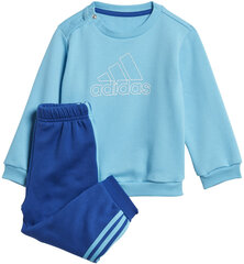 Adidas Spordikostüümid I Mh Log Jog Fl Blue hind ja info | Komplektid poistele | kaup24.ee