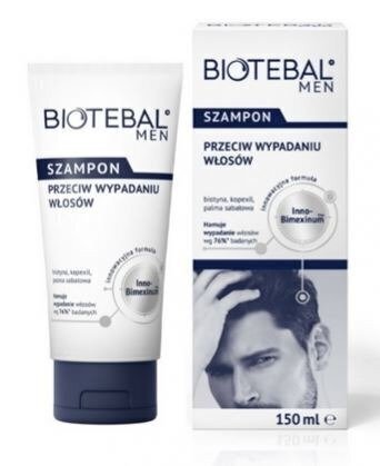 Šampoon meestele juuste väljalangemise vastu Biotebal Men, 150 ml цена и информация | Šampoonid | kaup24.ee