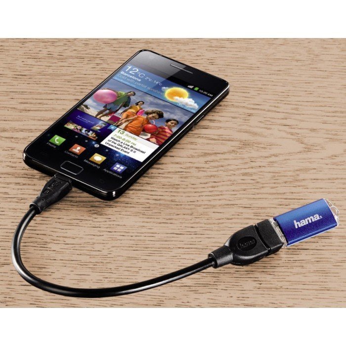 Adapter micro USB 2.0 -- USB 2.0, Hama, 00078426 hind ja info | Mobiiltelefonide kaablid | kaup24.ee