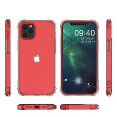 Wozinsky Anti Shock durable чехол для iPhone 12 Mini, Прозрачный цена и информация | Чехлы для телефонов | kaup24.ee