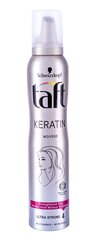 Мусс для волос сильной фиксации Schwarzkopf Taft Keratin Complete 200 мл цена и информация | Средства для укладки волос | kaup24.ee
