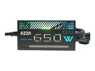 Azza PSAZ-650W-RGB hind ja info | Toiteplokid (PSU) | kaup24.ee
