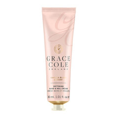 Kätekreem Grace Cole Vanilla Blush & Peony Softening Hand & Nail, 30 ml hind ja info | Kehakreemid, losjoonid | kaup24.ee