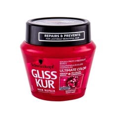 Juuksemask värvitud juustele Schwarzkopf Gliss Kur Ultimate Color 300 ml цена и информация | Маски, масла, сыворотки | kaup24.ee