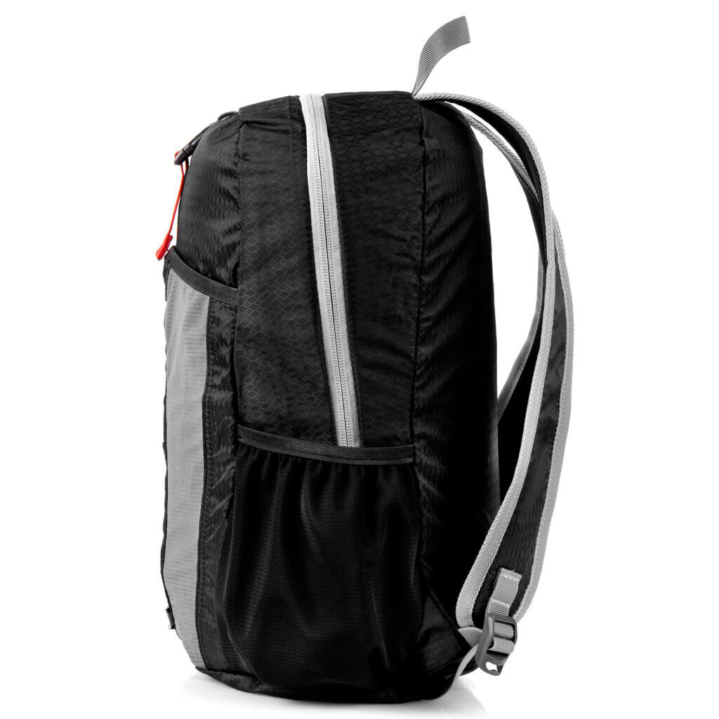 Kokkupandav seljakott Spokey HIDDEN PEAK, 21 L, hall/must цена и информация | Spordikotid, seljakotid | kaup24.ee