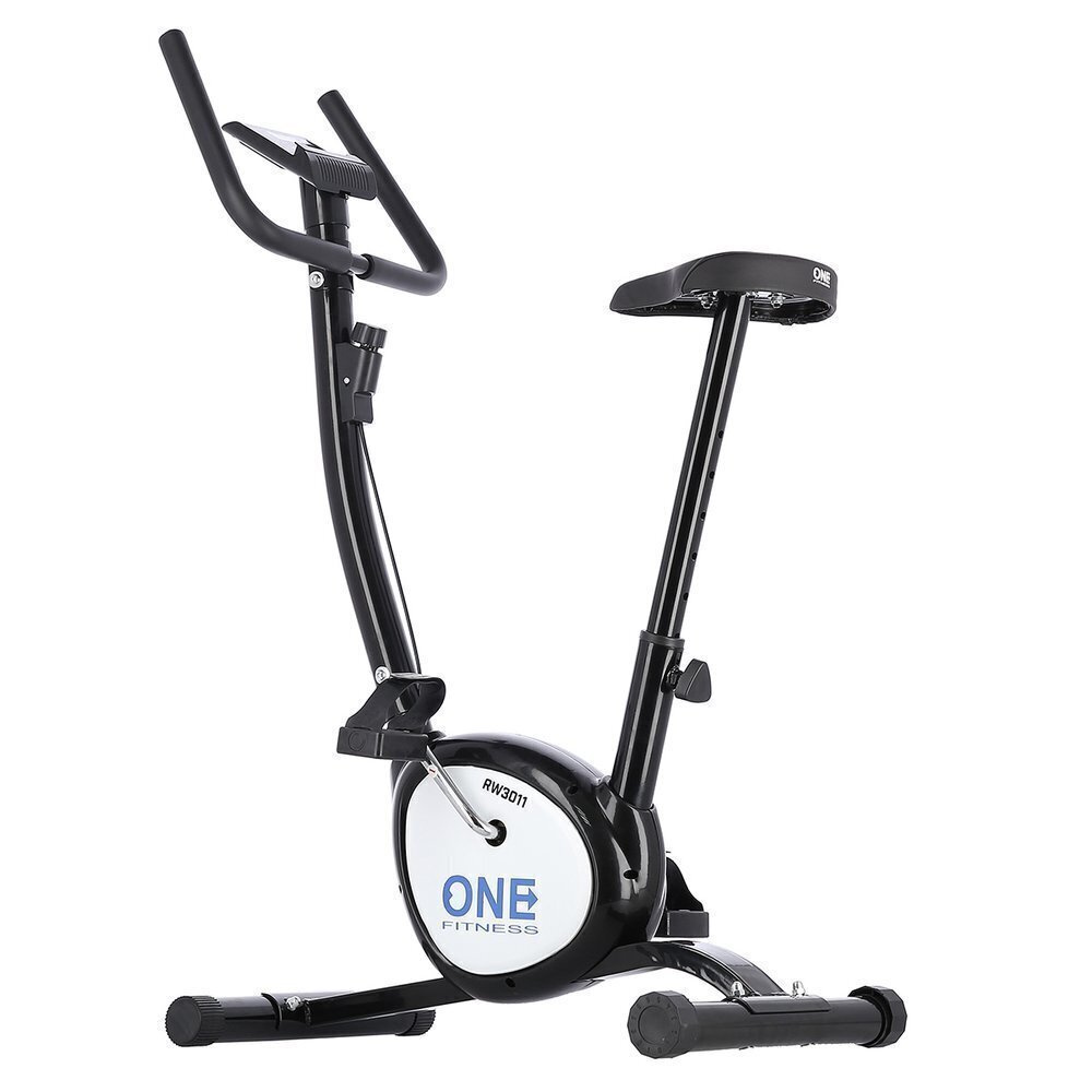 Jalgratta trenažöör One Fitness RW3011, must/valge hind ja info | Velotrenažöörid | kaup24.ee