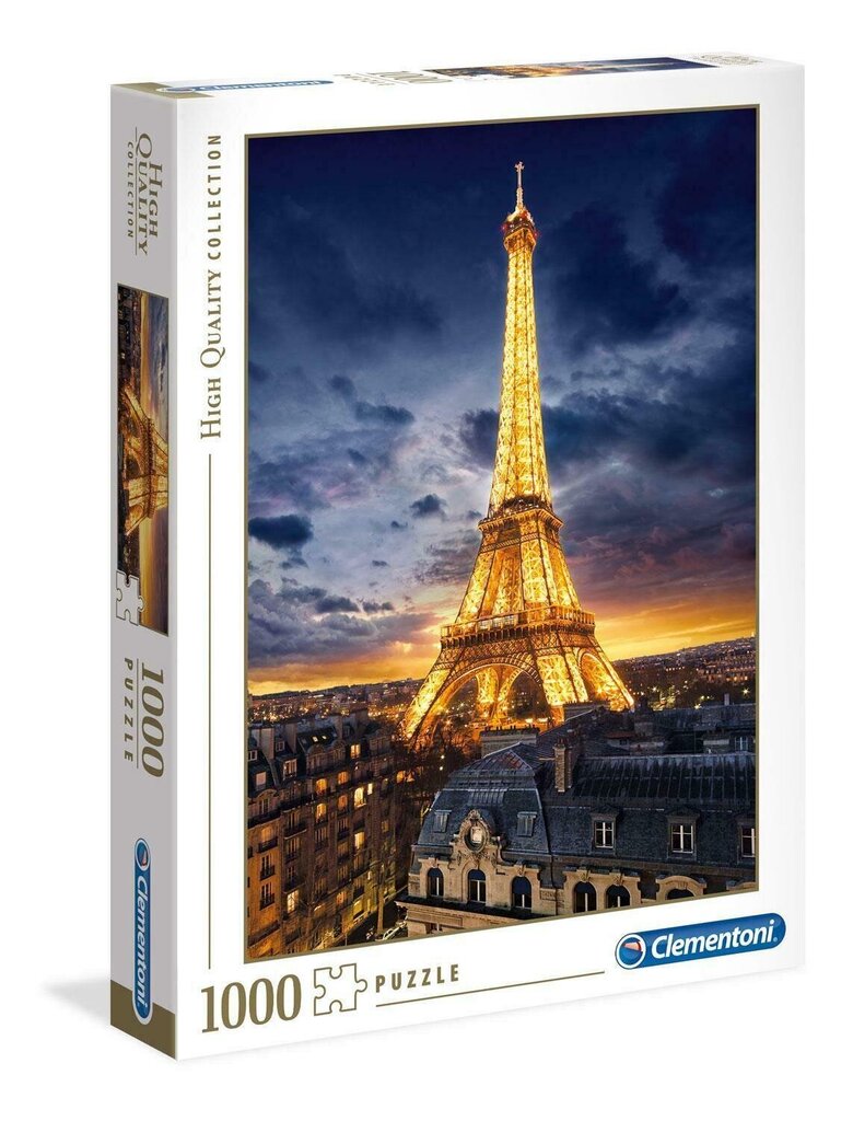 Pusle Clementoni High Quality Eiffel Tower, 1000-osaline цена и информация | Pusled | kaup24.ee