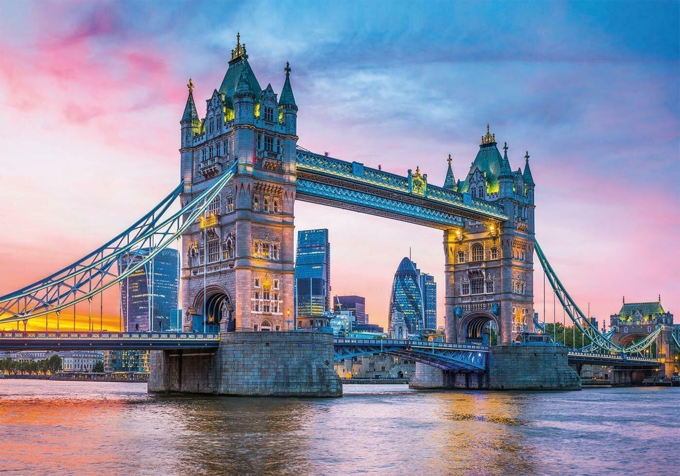 Pusle Clementoni High Quality Tower Bridge Sunset 1500 osa цена и информация | Pusled | kaup24.ee