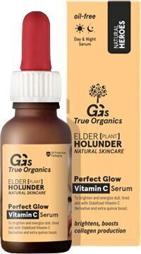 Näoseerum C-vitamiini, leedri ja küdooniaekstraktiga GG's True Organics Natural Heroes, 30ml цена и информация | Näoõlid, seerumid | kaup24.ee