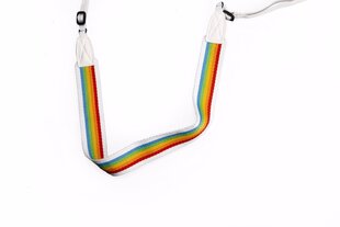 Polaroid Camera Strap Flat Rainbow White цена и информация | Аксессуары для фотоаппаратов | kaup24.ee