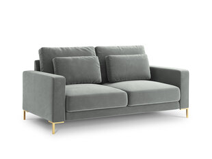 Двухместный диван Interieurs86 Seine, светло-серый цена и информация | Диваны | kaup24.ee