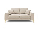 Двухместный диван Mazzini Sofas Madara, песочного цвета