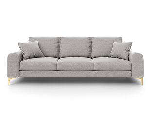 Kolmekohaline diivan Mazzini Sofas Madara 222 cm, helehall hind ja info | Diivanid ja diivanvoodid | kaup24.ee