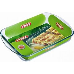 Ahjuvorm Pyrex Classic Läbipaistev Klaas: Mõõtmed - 40 x 27 x 6 cm цена и информация | Формы, посуда для выпечки | kaup24.ee