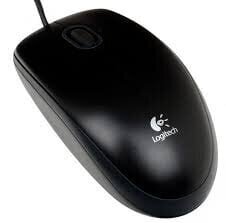 Optiline hiir Logitech B100 USB for Business (910-003357), must hind ja info | Hiired | kaup24.ee