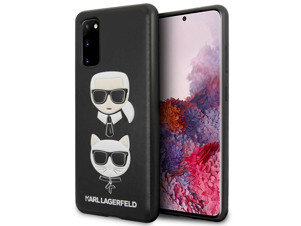 Karl Lagerfeld Samsung S20 Ultra KLHCS69KICKC black hard case Karl & Choupette hind ja info | Telefoni kaaned, ümbrised | kaup24.ee