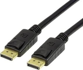 DisplayPort Kaabel LogiLink Must 1 m цена и информация | Кабели и провода | kaup24.ee