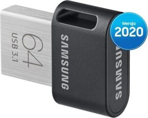 USB3.1 mälupulk 64GB/FIT PLUS MUF-64AB/APC SAMSUNG hind ja info | Samsung Andmekandjad | kaup24.ee