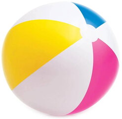 Надувной пляжный мяч Intex Glossy, 61 см цена и информация | Надувные и пляжные товары | kaup24.ee