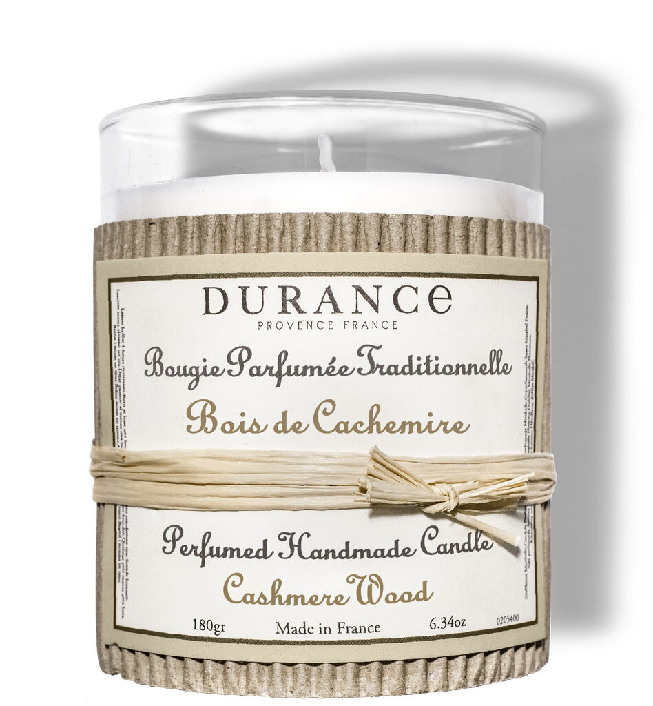 Käsitsi valmistatud lõhnaküünal Durance Cashmere Wood, 180 g hind ja info | Küünlad, küünlajalad | kaup24.ee