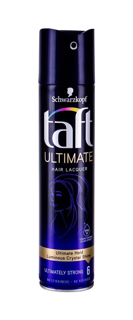 Juukselakk Schwarzkopf Taft Ultimate, 250 ml цена и информация | Viimistlusvahendid juustele | kaup24.ee