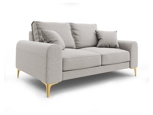 Двухместный диван Mazzini Sofas Madara, светло-серый цена и информация | Диваны | kaup24.ee