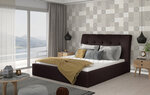 Кровать NORE Inge 09, 140x200 см, темно-коричневая