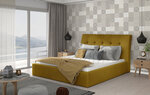 Кровать NORE Inge 11, 160x200 см, желтая