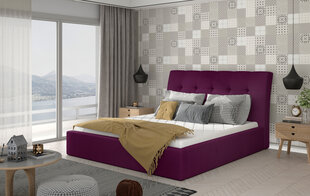 Voodi NORE Inge 08, 180x200 cm, lilla hind ja info | Voodid | kaup24.ee