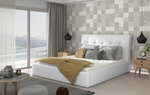 Кровать NORE Inge 21, 200x200 см, белая