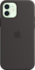 iPhone 12 mini Leather Case with MagSafe, Black hind ja info | Telefoni kaaned, ümbrised | kaup24.ee