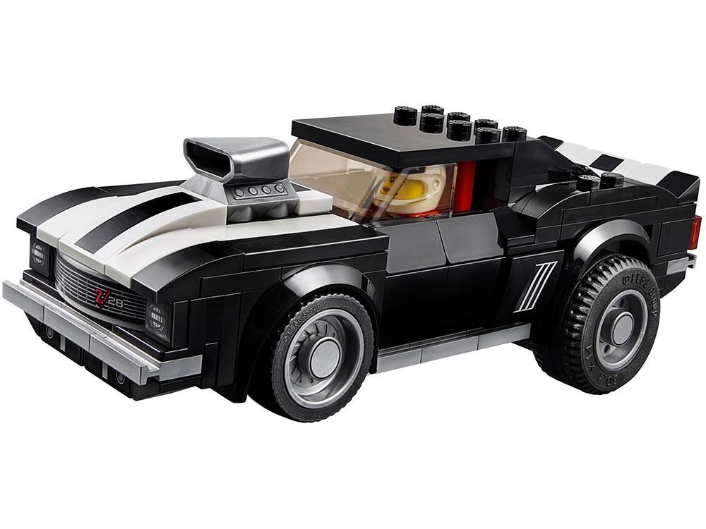 75874 LEGO® SPEEN CHAMPIONS Chevrolet Camaro Drag Race hind ja info | Klotsid ja konstruktorid | kaup24.ee