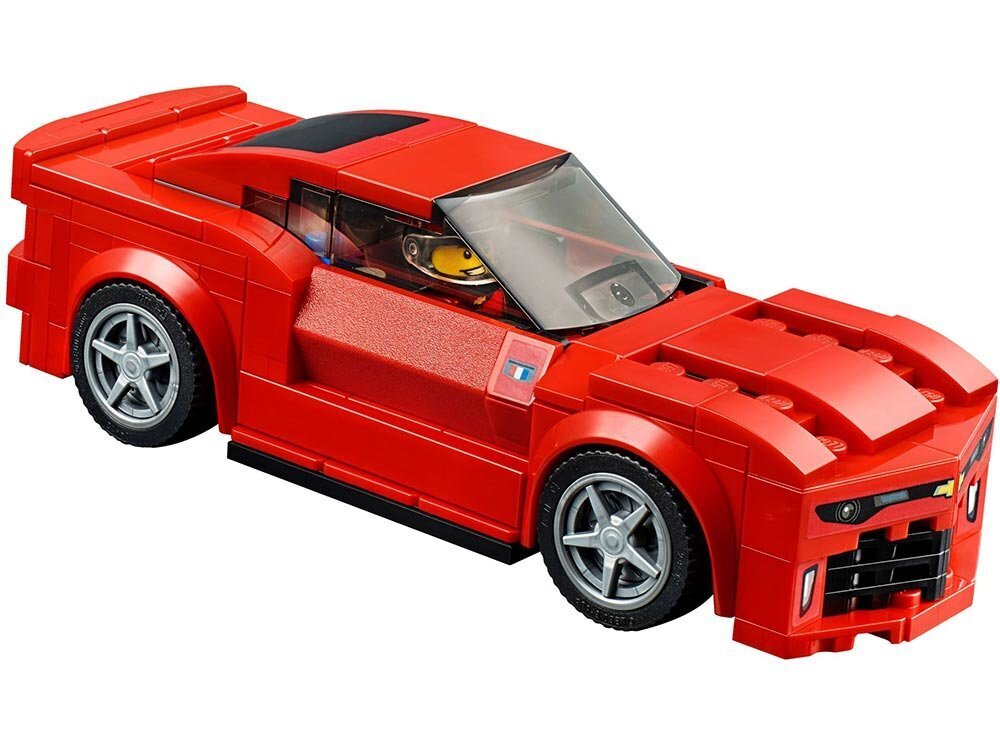 75874 LEGO® SPEEN CHAMPIONS Chevrolet Camaro Drag Race hind ja info | Klotsid ja konstruktorid | kaup24.ee