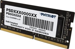 Patriot PSD416G240081S цена и информация | Оперативная память (RAM) | kaup24.ee