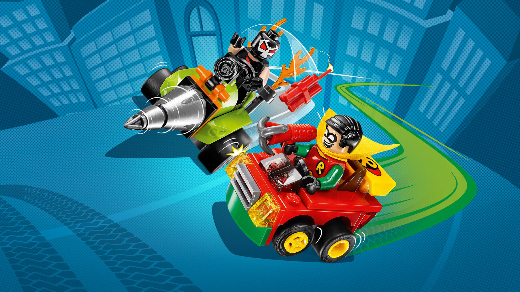 76062 LEGO® SUPER HEROES Võimsad kutsikad: Robin versus Beine цена и информация | Klotsid ja konstruktorid | kaup24.ee