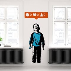 Наклейка на стену Banksy Плачущий Мальчик цена и информация | Декоративные наклейки | kaup24.ee