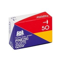 Булавки золотого цвета, 50 шт. цена и информация | Канцелярские товары | kaup24.ee