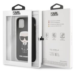 Чехол Karl Lagerfeld KLHCP12MSLKHBK Head для Apple iPhone 12 / 12 Pro, черный цена и информация | Чехлы для телефонов | kaup24.ee