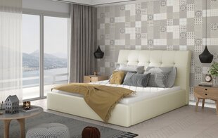 Кровать NORE Inge 22, 140x200 см, бежевая цена и информация | Кровати | kaup24.ee