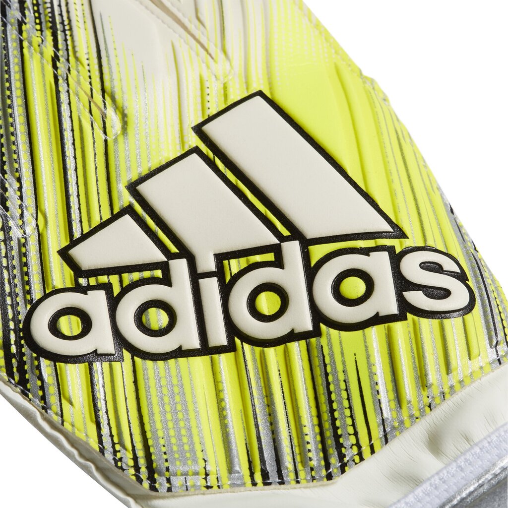 Jalgpallikindad Adidas Classic Trn White Yellow цена и информация | Väravavahi kindad | kaup24.ee