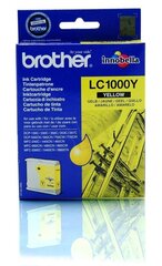 BROTHER LC1000Y ink yellow 400pages hind ja info | Tindiprinteri kassetid | kaup24.ee