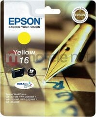 Epson T16, желтый цена и информация | Картриджи для струйных принтеров | kaup24.ee