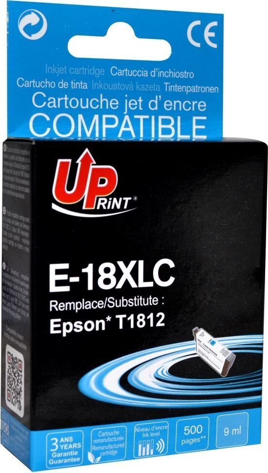Tint UPrint E-18XLC цена и информация | Tindiprinteri kassetid | kaup24.ee