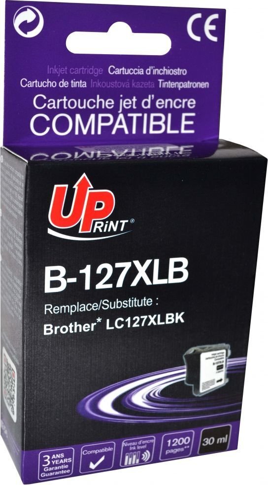 Tint UPrint B-127XLB цена и информация | Tindiprinteri kassetid | kaup24.ee