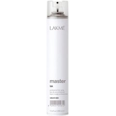 Лак для волос Lakme Master Lak Natural Style 500 мл цена и информация | Средства для укладки волос | kaup24.ee