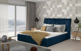 Кровать NORE Inge 12, 180x200 см, синяя цена и информация | Кровати | kaup24.ee