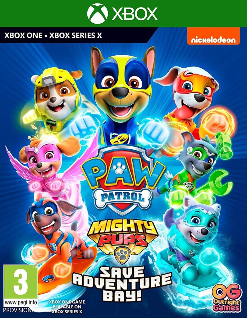 Компьютерная игра PAW Patrol Mighty Pups Save Adventure Bay Xbox One цена |  kaup24.ee