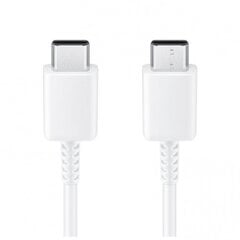 Кабель USB Type-C - USB Type-C 5A EP-DN975BW (100 Вт) белый цена и информация | Кабели для телефонов | kaup24.ee